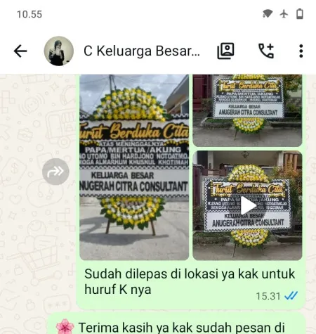 Pengiriman Papan Bunga Duka Lebak Bulus