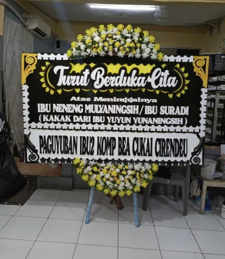 Papan Bunga Duka Lebak Bulus
