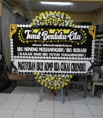 Papan Bunga di Lebak Bulus